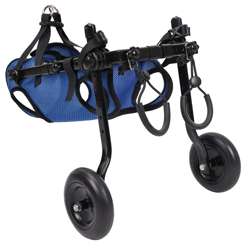 Adjustable dog wheelchair for weak back legs
