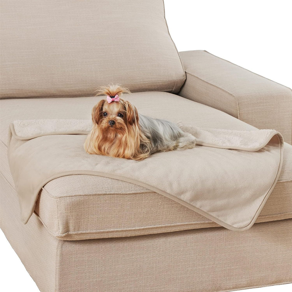 Waterproof sherpa dog blanket
