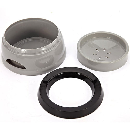 No-splash floating water bowl for dogs