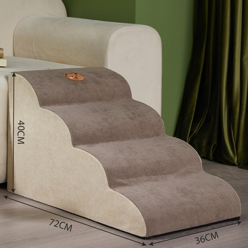 Foam dog stairs for sofa and bed
