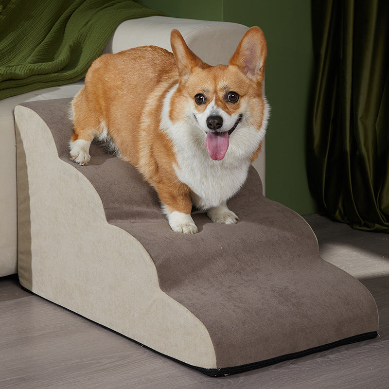 Foam dog stairs for sofa and bed