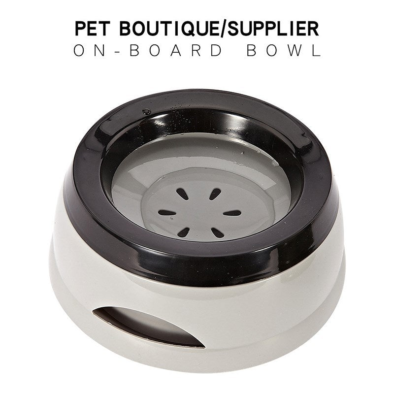 No-splash floating water bowl for dogs