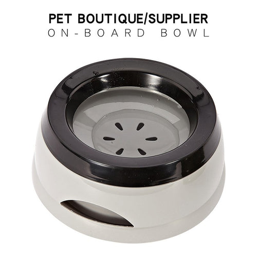 No-splash floating water bowl for dogs