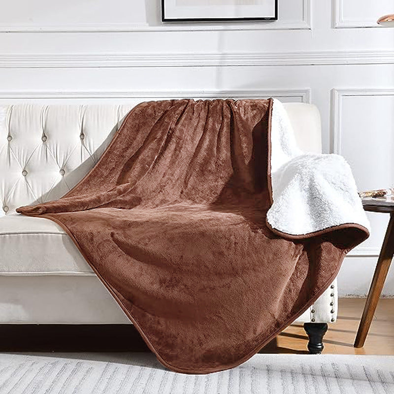 Waterproof sherpa dog blanket