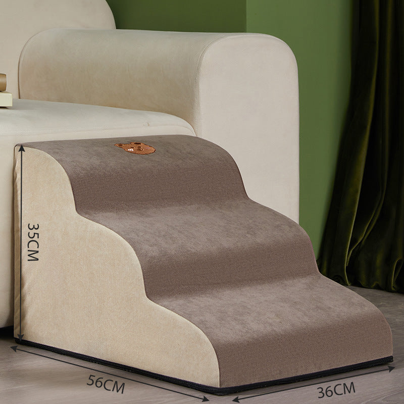 Foam dog stairs for sofa and bed