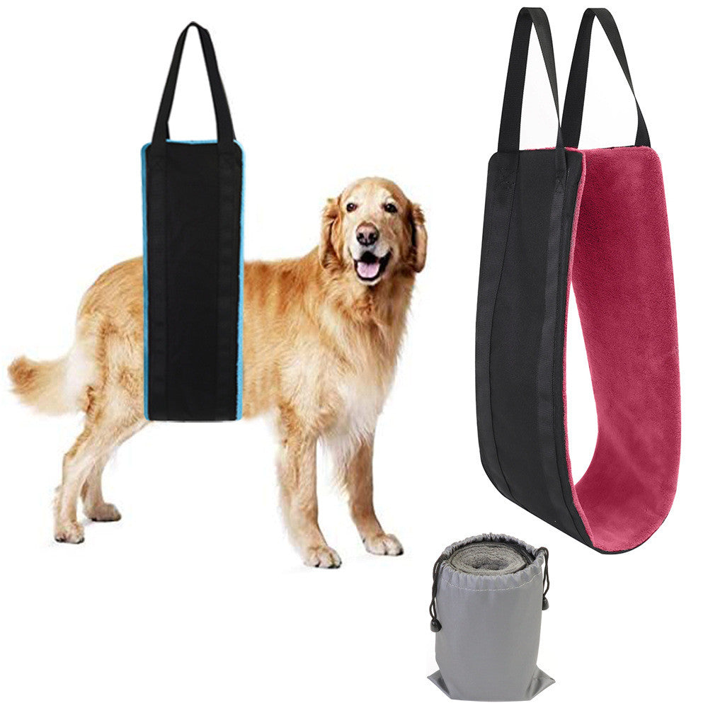Rear support lift sling for dogs