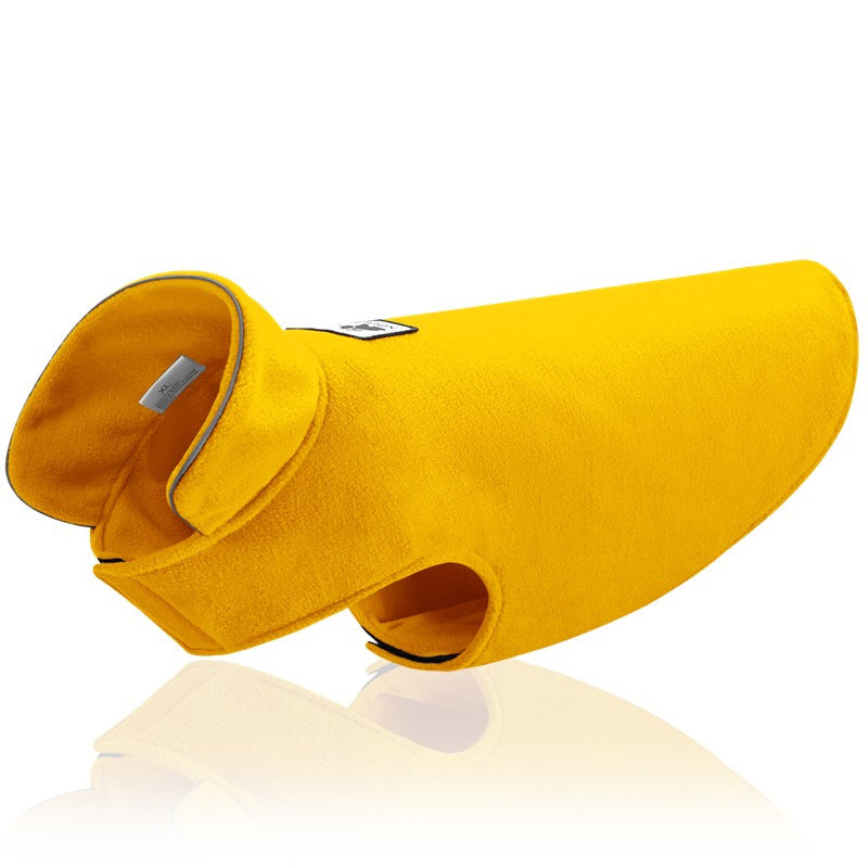 Warm fleece dog vest