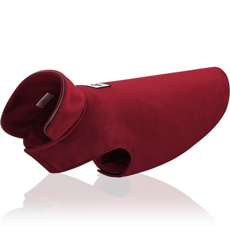Warm fleece dog vest