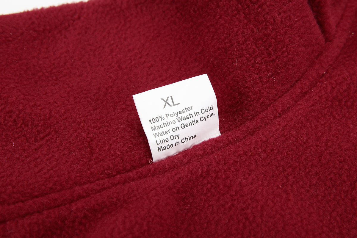 Warm fleece dog vest
