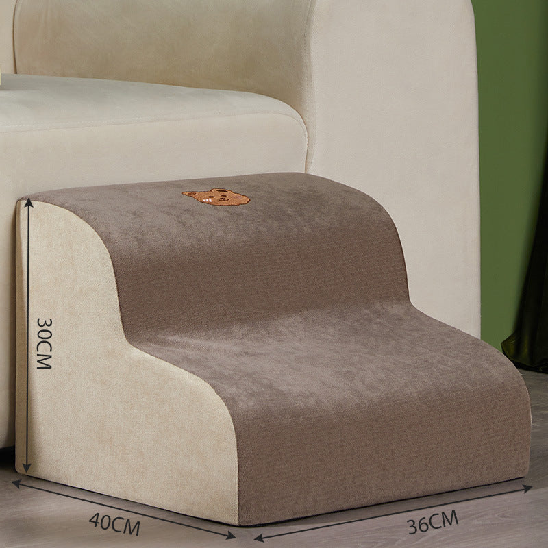Foam dog stairs for sofa and bed