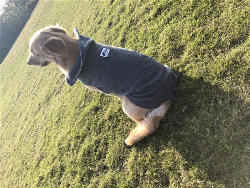 Warm fleece dog vest
