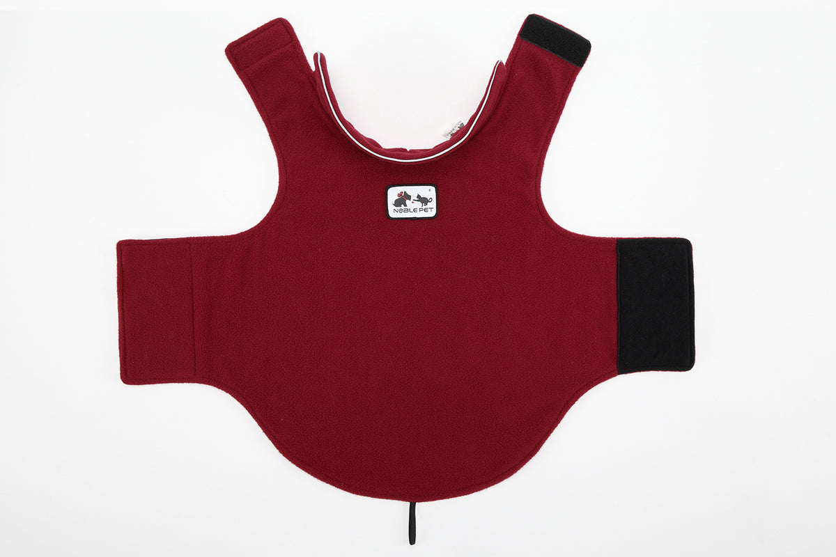 Warm fleece dog vest